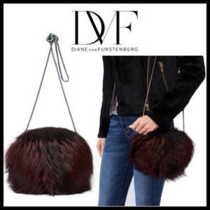 Auth 🌸DVF ❤️Soiree ❤️Tuxedo Flap bag NWT ✅